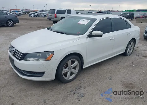2013 Volkswagen Passat 2.0L Tdi Se z USA, uszkodzony, nr VIN 1VWBN7A3XDC109658